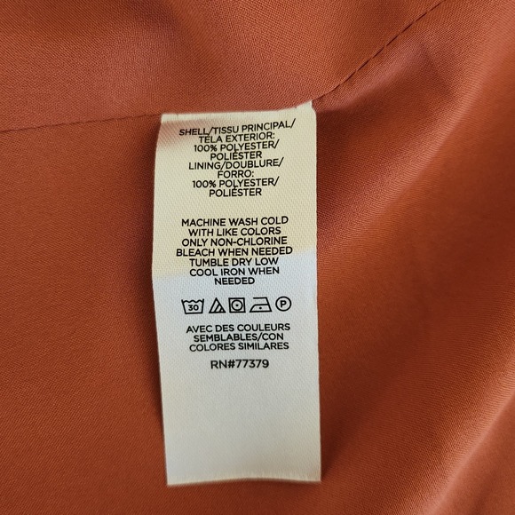 Ann Taylor Womens Blazer Gold‎ Button Vented Notch Blazer Jacket 14 Petite NWT - Picture 6 of 9